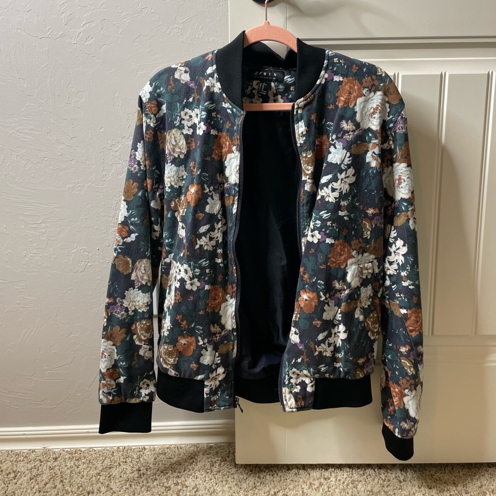 21Men Floral Bomber